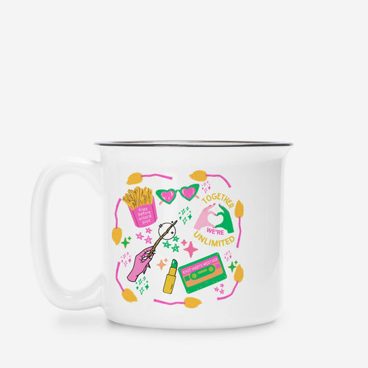 Ceramic Camp Mug White 13oz