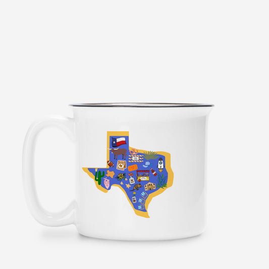 Ceramic Camp Mug White 13oz